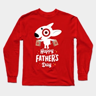 Happy Father Day Bullseye Team Member Long Sleeve T-Shirt